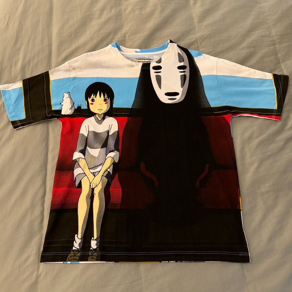 Spirited Away T-Shirt - Rucking Fotten - Size Medium